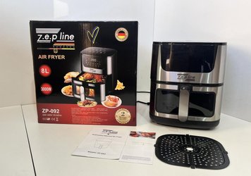 Безмасляная электрическая фритюрница на 8 л Zepline ZP-092 3000W 1998956330 фото