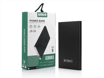 Power bank 12000mAh (3000mAh) Boro JS-33 1741635560 фото