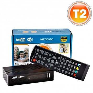 Тюнер T2 MG811 приставка с просмотром YouTube IPTV WiFi HDMI USB MEGOGO 1032058490 фото