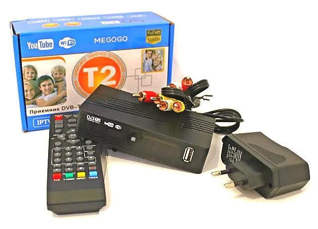 Тюнер T2 MG811 приставка з переглядом YouTube IPTV Wi-Fi HDMI USB MEGOGO 1032058490 фото