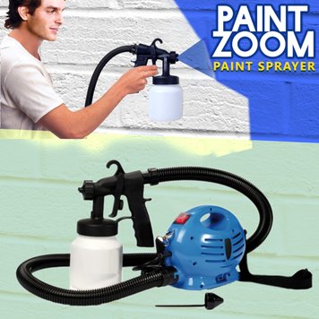 Краскораспылитель Профессиональный Paint Zoom (Пейнт зум), краскопульт электрический, распылитель краски 1032492355 фото