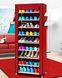 Стелаж для зберігання взуття Shoe Cabinet 160X60Х30 Полиця для взуття Тканинний стелаж для взуття 1292066109 фото 2