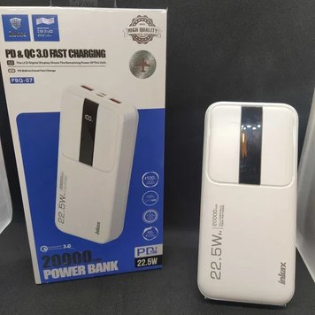 Power Bank Inkax PBQ-07 20000mAh QC3.0 22.5W 1741748912 фото