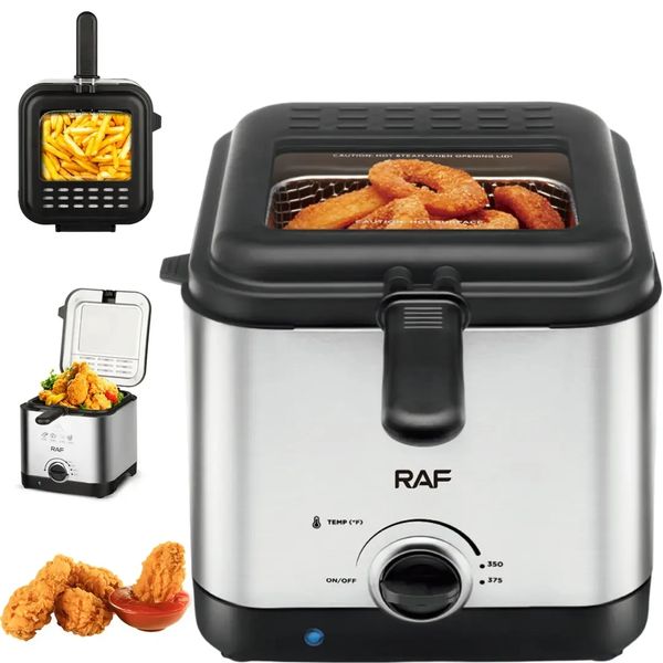 Електрична фритюрниця на 2.5 л для смаження без олії 1000 Вт Deep Fryer RAF R.5300 Повітряна фритюрниця 2198494164 фото