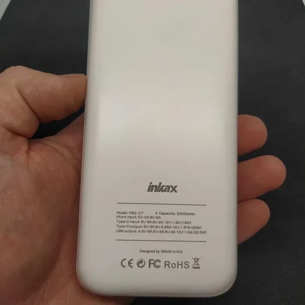 Power Bank Inkax PBQ-07 20000mAh QC3.0 22.5W 1741748912 фото