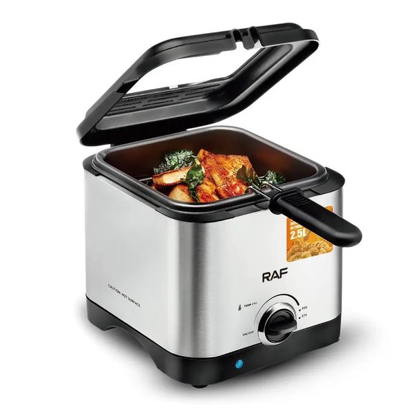 Електрична фритюрниця на 2.5 л для смаження без олії 1000 Вт Deep Fryer RAF R.5300 Повітряна фритюрниця 2198494164 фото