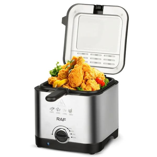 Електрична фритюрниця на 2.5 л для смаження без олії 1000 Вт Deep Fryer RAF R.5300 Повітряна фритюрниця 2198494164 фото