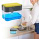 Органайзер для мочалок с мыльницей и дозатором нажимная Soap Pump Sponge Caddy 1283124722 фото 6