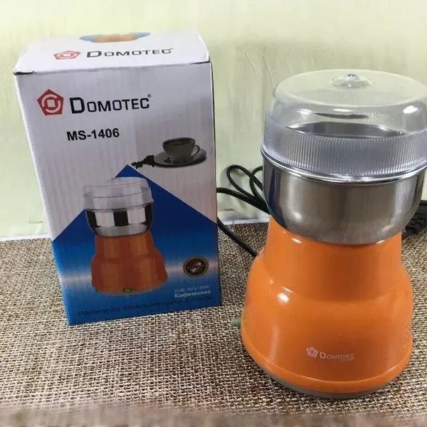 Кавомолка електрична Domotec MS-1406 220V/150W 1886146167 фото