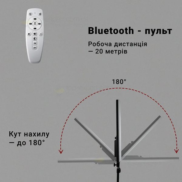 Прямокутна LED-лампа для фотостудії з пультом дистанційного керування: RL-24 2012109164 фото