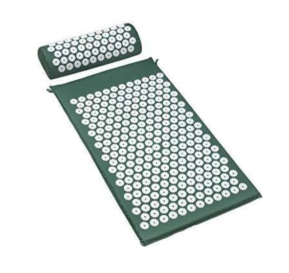 Масажний ортопедичний килимок з подушкою Acupressure Mat Ортопедический массажный коврик 65 см*41 см 1257653384 фото