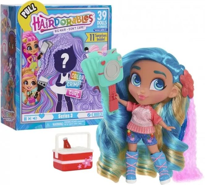 Іграшка лялька Hairdorables Dolls серія 3 з аксесуарами Лялька в коробці лялька з довгим волоссям 1698157780 фото