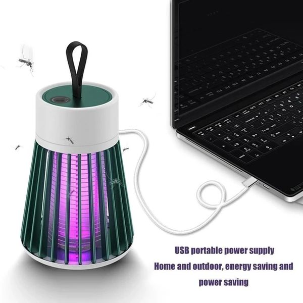 Лампа відлякувача комах від USB Electric Shock Mosquito Lamp з електричним струмом 2141912244 фото