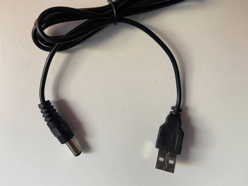 Кабель питания для роутера 5V от павербанка USB-DC / Шнур для вай фай роутера 1759483864 фото