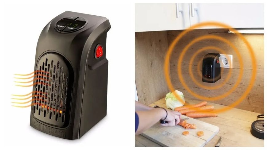 Мини обогреватель 400W Handy Heater с пультом, обогреватель электрический тепловентилятор портативный 2332781588 фото