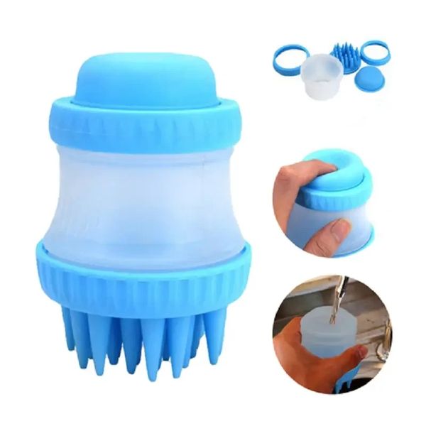 Щітка масажна для тварин Cleaning Device The Gentle Dog Washer 1856556696 фото