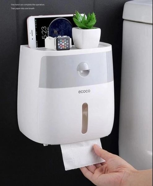 Тримач для туалетного паперу паперових рушників Towel Holder Ecoco 1944208598 фото