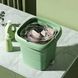 Складана пральна машина Folding Washing Machine силіконова складана стирання відро 7 л. Зелений 2280946914 фото 3