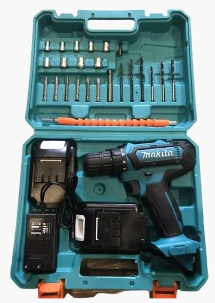 Шурупокрут Makita 331 DWE (24 V, 5.0 AH) з набором інструментів, запасний акумулятор 1659830294 фото