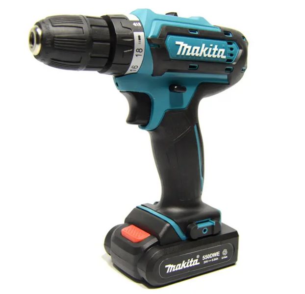 Шурупокрут Makita 331 DWE (24 V, 5.0 AH) з набором інструментів, запасний акумулятор 1659830294 фото