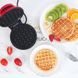 Вафельниця міні для бельгійських вафель Mini Waffle Maker 1931706815 фото 4