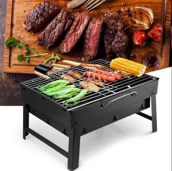 Складной барбекю гриль портативный мангал BBQ Grill Portable - жаропрочный Лучшая цена! 1142420879 фото