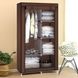 Тканинна шафа складана STORAGE WARDROBE KM-105 на 2 секції (106х45х170 см), органайзер для одягу 1166753613 фото 4