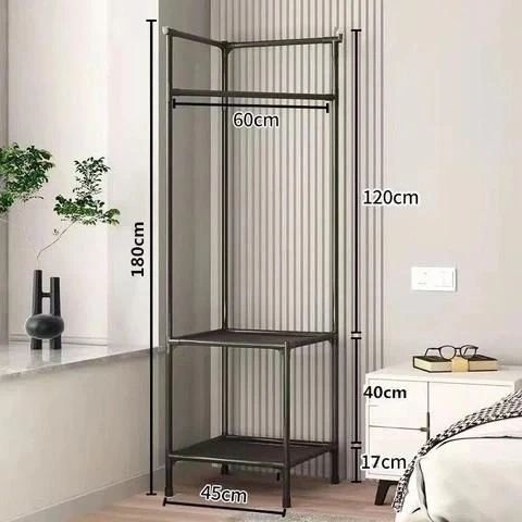 Кутова підлогова вішалка для одягу 180х45х45 см стійка для речей Corner coat rack NO:9603 1989026266 фото