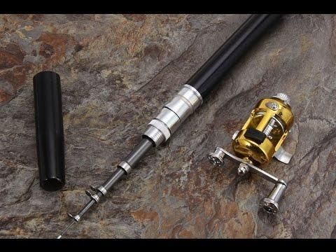 Вудка складана з котушкою та волосінню, телескопічна, Fishing rod in pen case, блешня, вудка ручка 933975446 фото