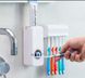 Дозатор автоматичної зубної пасти Toothpaste Dispenser з тримачем зубних щіток Toothbrush holder 1211025277 фото 1