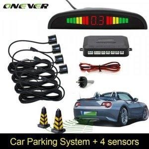 Паркувальна система на 4 датчики паркування паркінг Assistant Parking Sensor Black 1215444854 фото