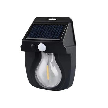 Фонарь на солнечной батарее с датчиком движения Solar Wall Lamp COBA CL-118 2234648196 фото