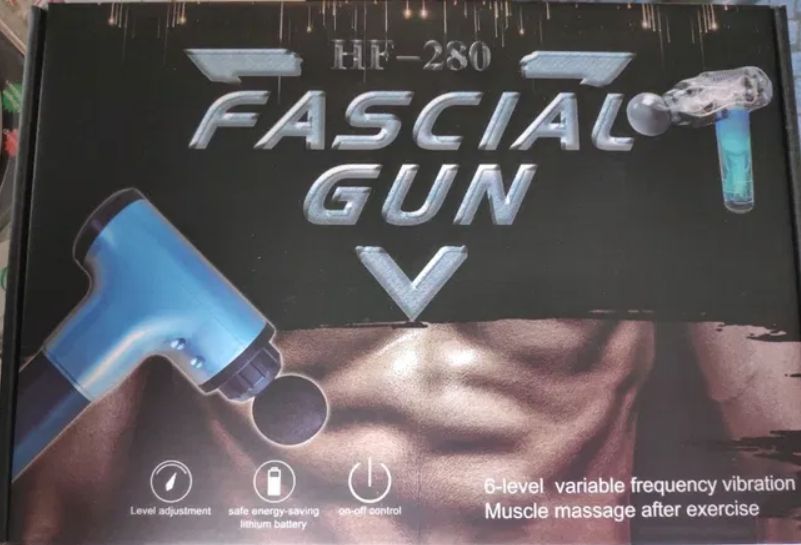 Масажер для м'язів Fascial Gun HF-280 (W-08) Вібромасажер для м'язів 1281000823 фото