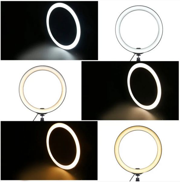 Кольцевая светодиодная Led лампа для блогера селфи фотографа визажиста D 26 см Ring 1211016210 фото