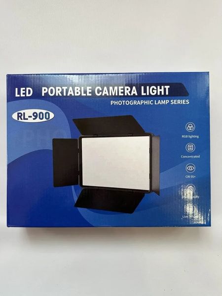 Світлодіодна панель Camera light RL-900 лампа для відео та фото 3000k-6500k з пультом ДК 2219647793 фото