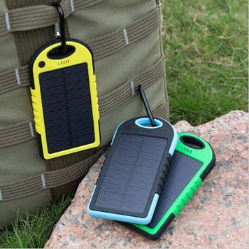 Портативное зарядное Power Bank Solar 30000 mAh на солнечной батареи | PowerBank 938481659 фото