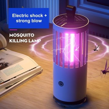 Лампа-ловушка для комаров Бытовая с зарядкой от Usb 1001 MOSQUITO LAMP, портативная 2219666000 фото