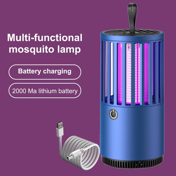 Лампа-ловушка для комарів Побутова із заряджанням від Usb 1001 MOSQUITO LAMP, портативна 2219666000 фото