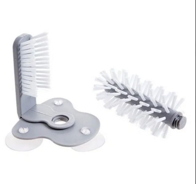 Щётка для мытья стаканов и бутылок Multi-Function Suction Cup Brush, стеклоотмыватель 1222114438 фото