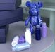 Флюїдне ведмежатко fluid bear bearbrick, 23 см, з фарбами BLUE 2128506398 фото 1