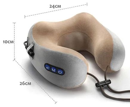 Масажна подушка для шиї U-shaped massage pillow 1208946350 фото