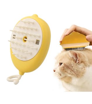 Щетка массажная для ухода за шерстью животных 4 в 1 ПАРОВАЯ Pet comb 2295756917 фото