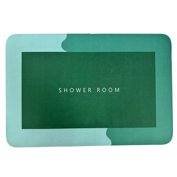 Коврик суперпоглощающий для ванной комнаты Shower Room 40 х 60 см Прямоугольный Зелёный 2307612148 фото