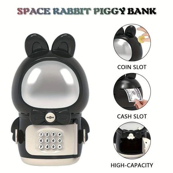 Копилка зайчик сейф, космонавт SPACE RABBIT PIGGY BANK 2034205905 фото