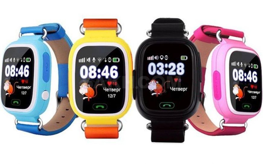 Смарт-годинник дитячий UWatch Q90 GPS контроль дзвінки повідомлення SOS Wi-Fi 998725850 фото