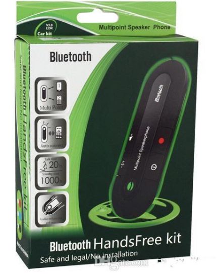 Автомобільний бездротовий динамік-гучномовець Bluetooth Hands Free kit HB 505-BT (спікерфон) 1024235832 фото