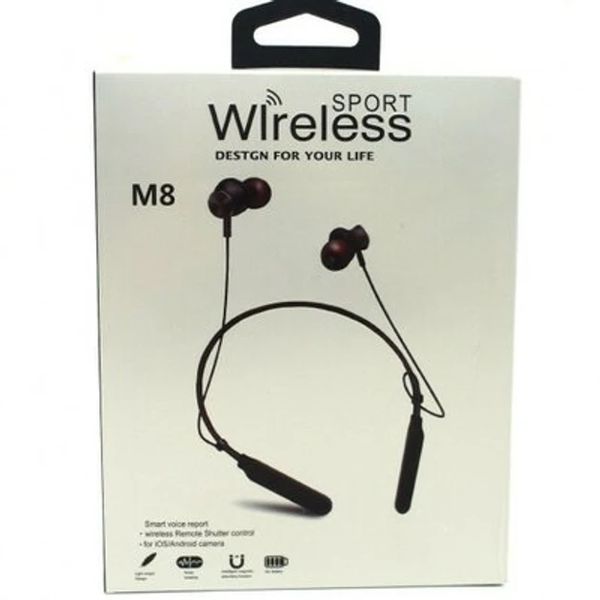 Бездротові навушники Bluetooth гарнітура Sport Wireless M8 2305495837 фото