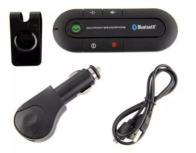 Автомобильный беспроводной динамик-громкоговоритель Bluetooth Hands Free kit HB 505-BT (спикерфон) 1024235832 фото