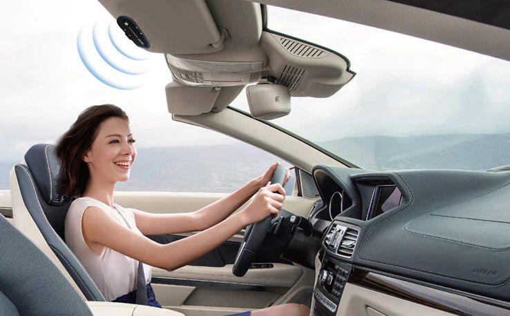 Автомобільний бездротовий динамік-гучномовець Bluetooth Hands Free kit HB 505-BT (спікерфон) 1024235832 фото